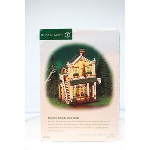 Dept 56 New England Village - Benjamin Bowman Violin Maker